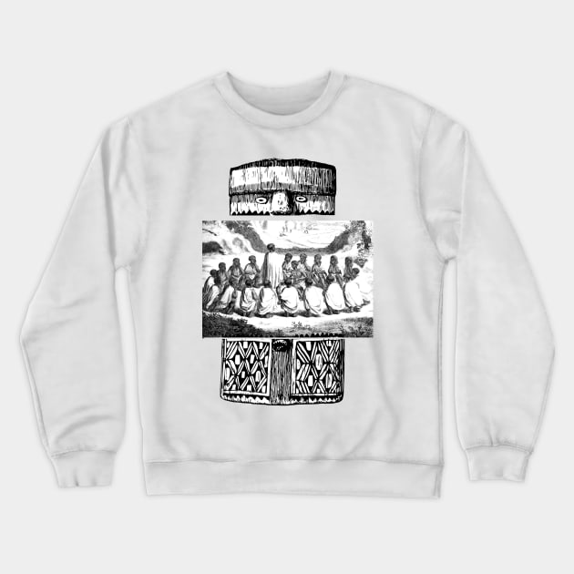 pee in african ritual Crewneck Sweatshirt by Marccelus